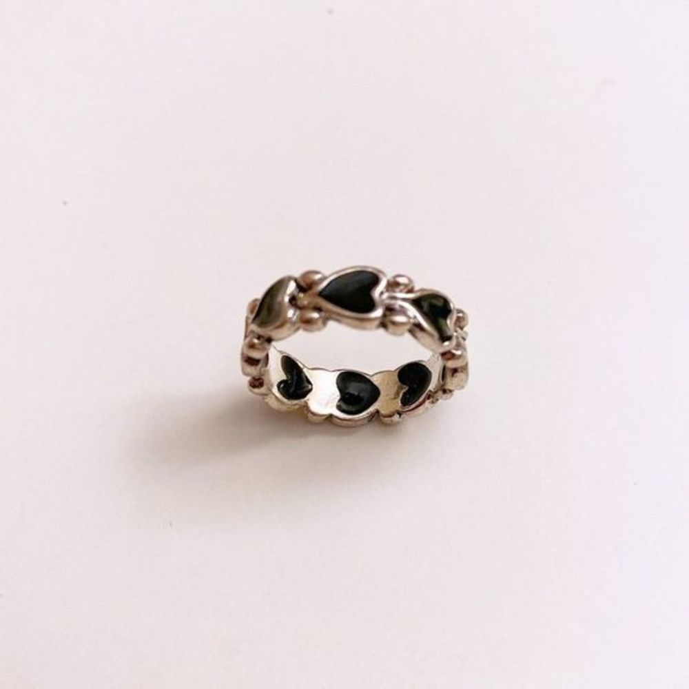 Vintage Style Stacking Heart Ring